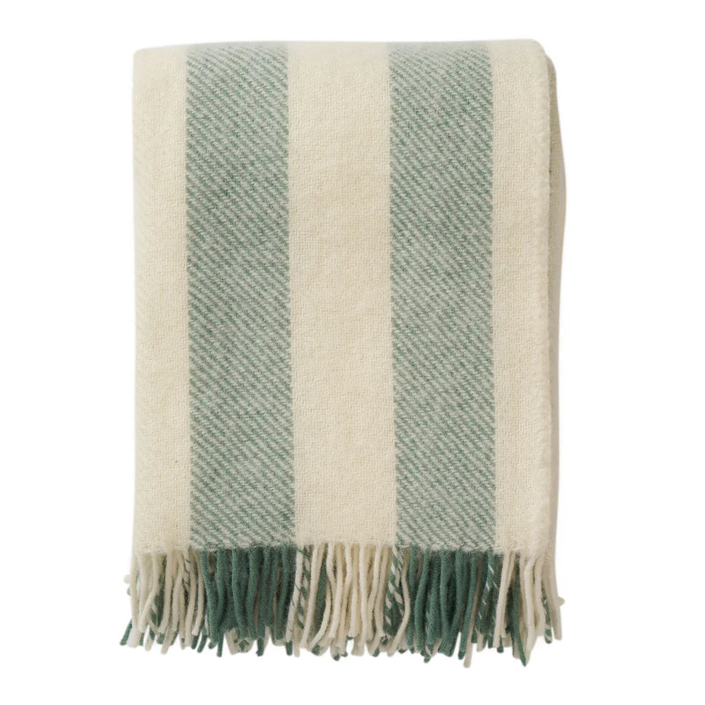 Gotland Vertical Stripe Wool Blanket