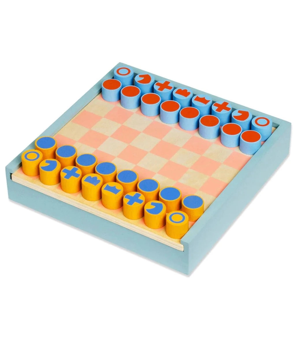 MoMA Chess & Checkers Set