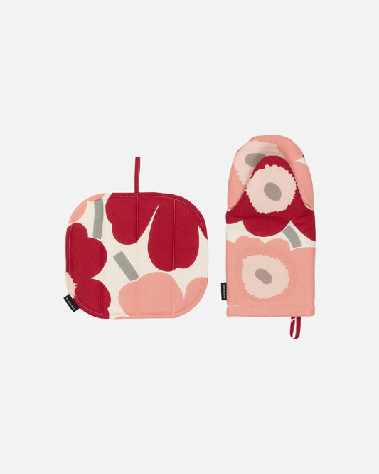Pieni Unikko Ovenmitten and pot holder