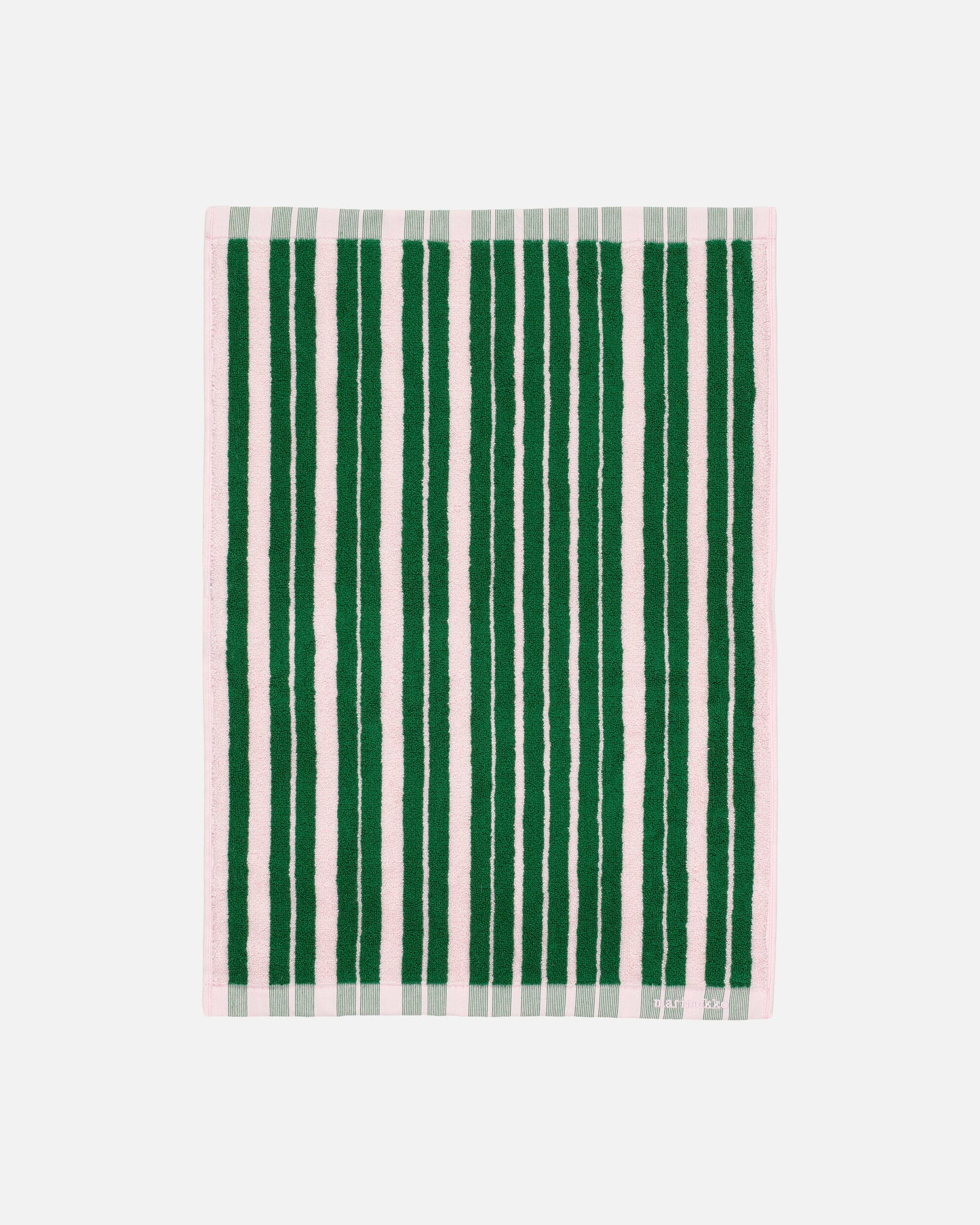Raide Hand Towel | Pink and green