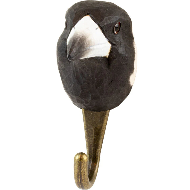 Hand Carved Kookaburra Hook