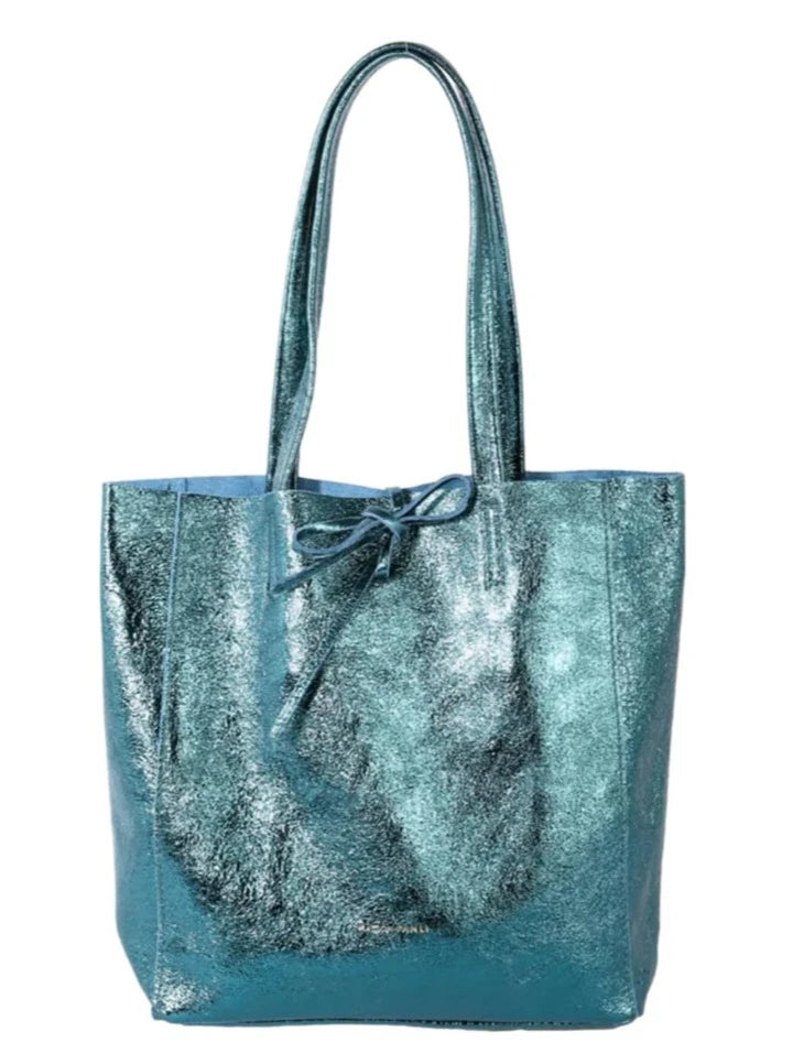 Metallic tote bag - medium