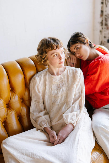 Alice Lace Blouse in Cotton Lace