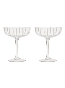 Mizu Coupe Glasses 2pcs Clear