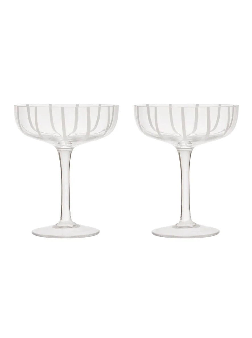 Mizu Coupe Glasses 2pcs Clear
