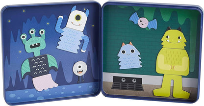 Mix + Match Monsters Magnetic Play Set Multicoloured