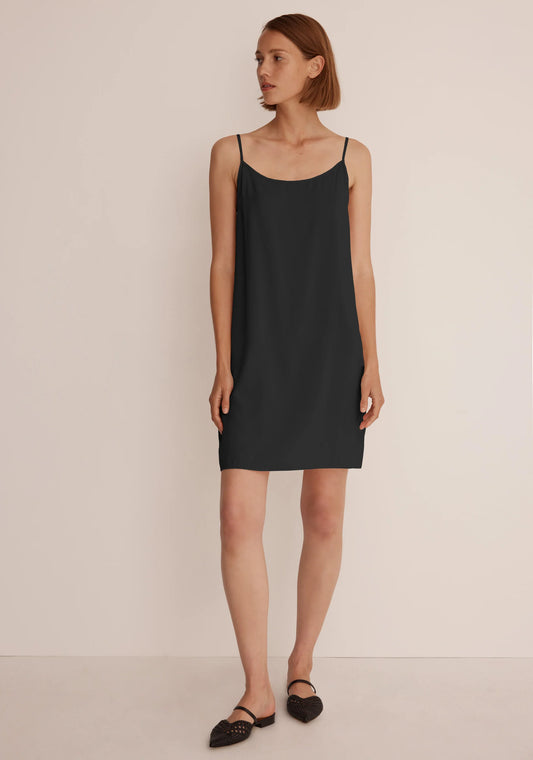 Oden Slip Dress | Black