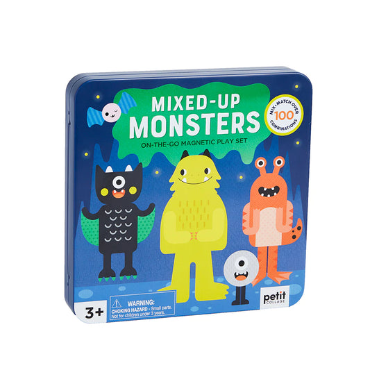 Mix + Match Monsters Magnetic Play Set Multicoloured