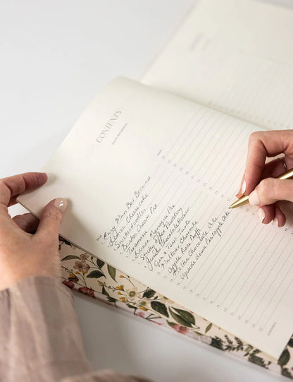 Heirloom Recipe Book Journal