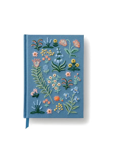 Embroidered Fabric Journal