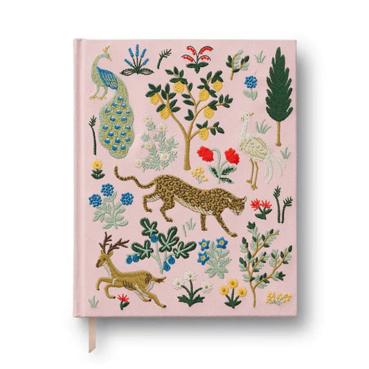 Embroidered Fabric Sketchbook | Menagerie