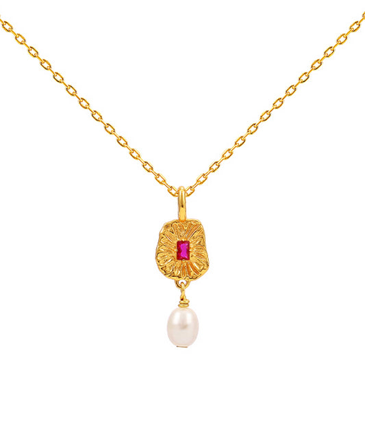 Nora Necklace | Gold