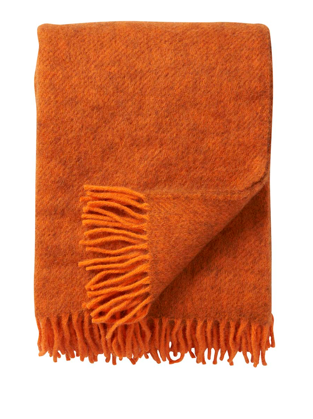 Gotland Wool Blanket - Orange