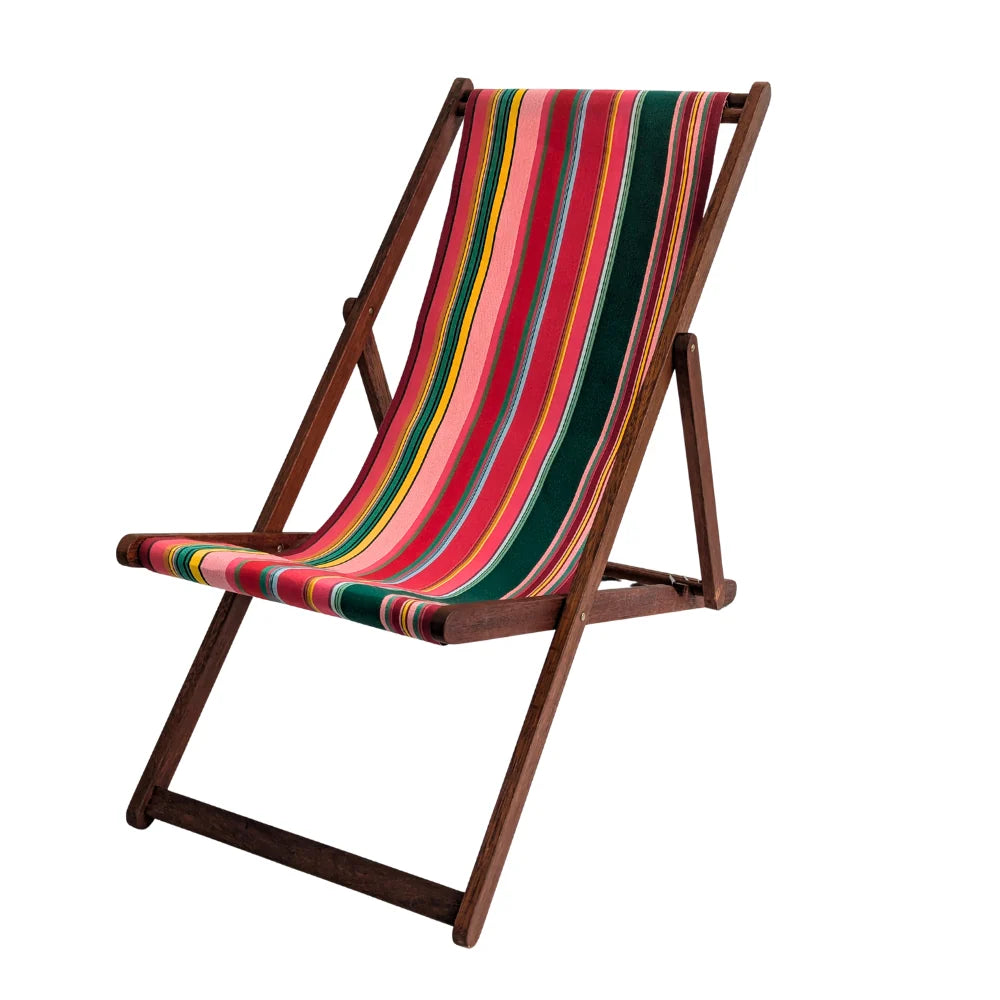 Hardwood Deckchair - Cotton