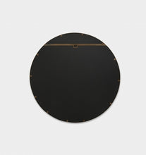 Load image into Gallery viewer, Round copper bevelled mirror | 100cm diameter
