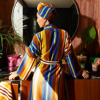 Nicolette Towelling Robe- Russet