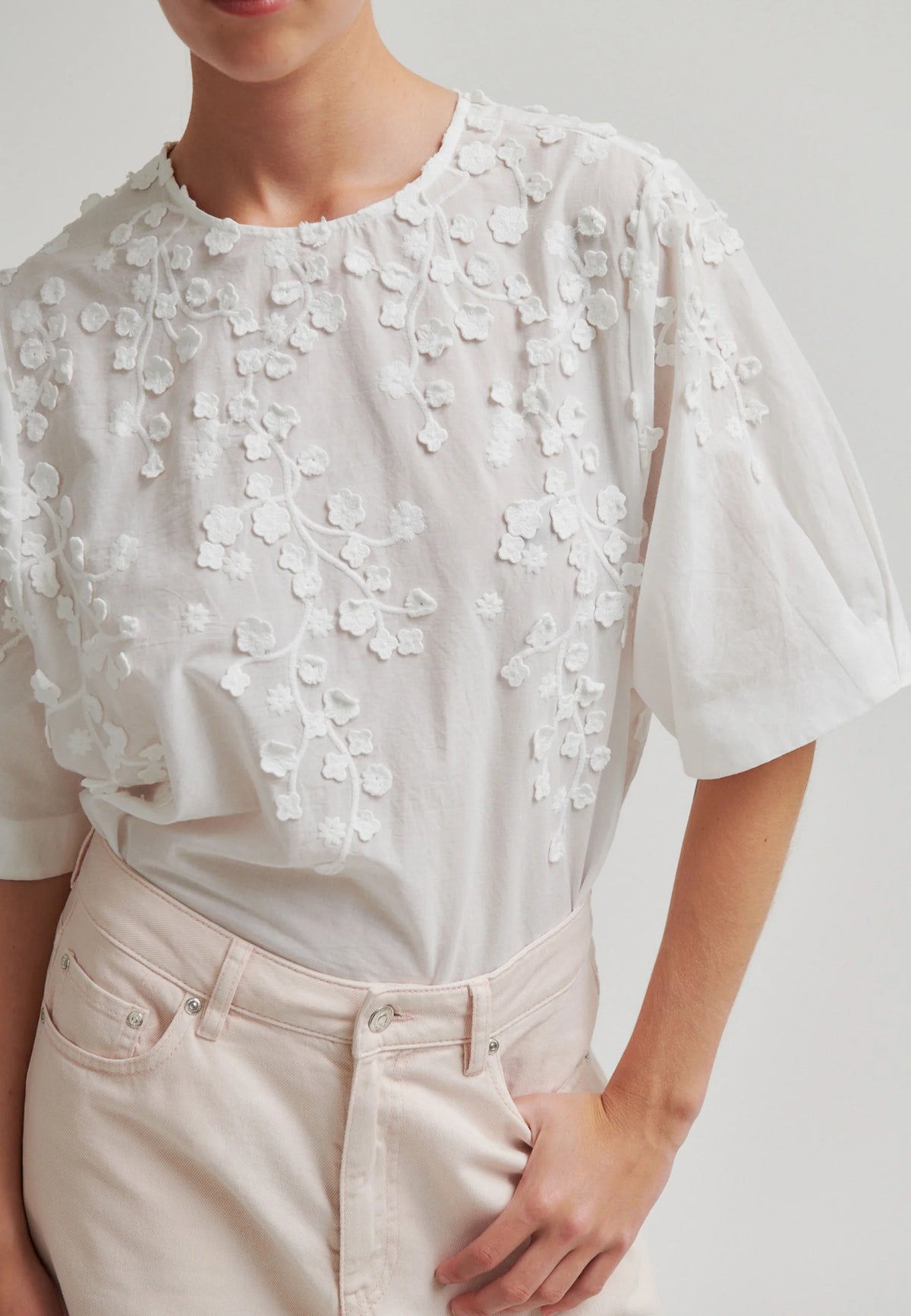 FARROW - Blouse - white