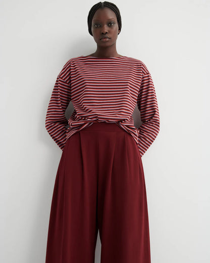 Drape Pant - Maroon