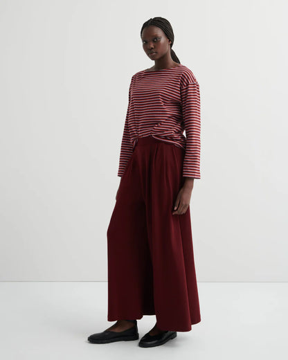Drape Pant - Maroon