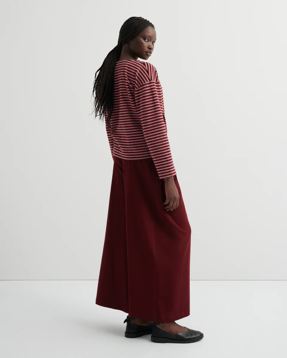 Drape Pant - Maroon