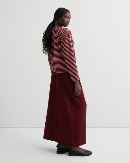 Drape Pant - Maroon