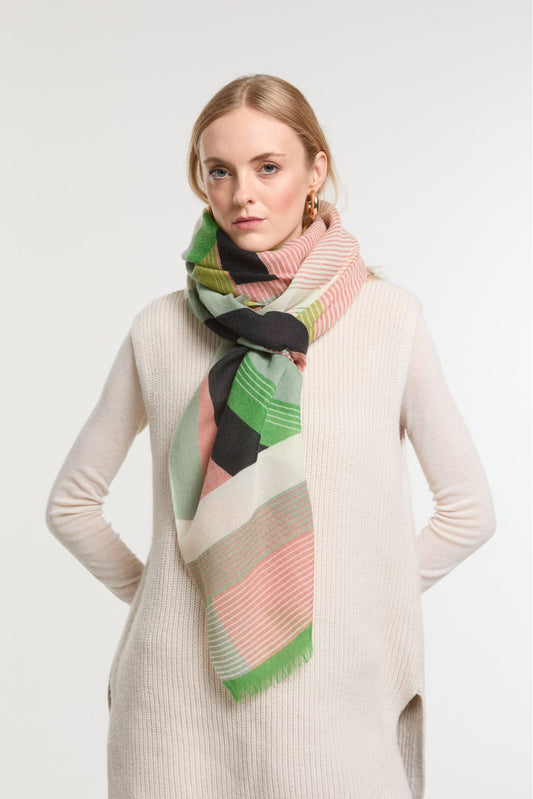 Grey Green Alchimie Scarf