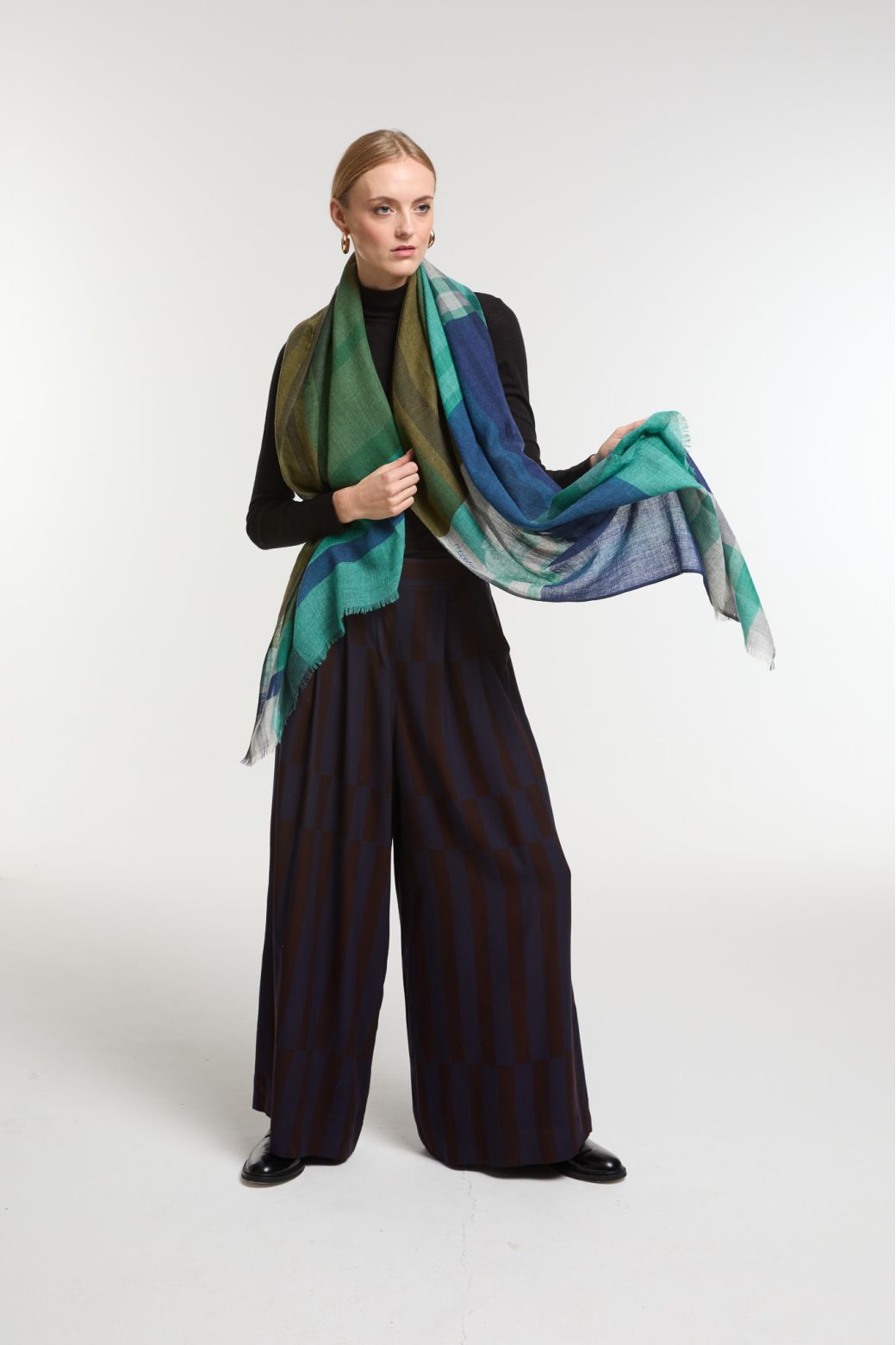 Blue Green Divine Scarf