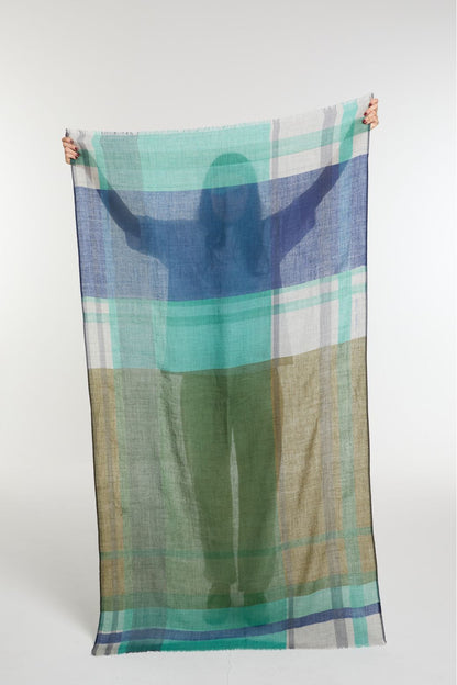 Blue Green Divine Scarf
