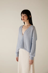 Mist Cardigan - Eggshell Blue