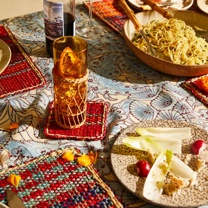 Isla Coaster Set - Crimson