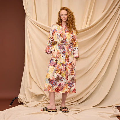 Cora Cotton Robe - Pearl