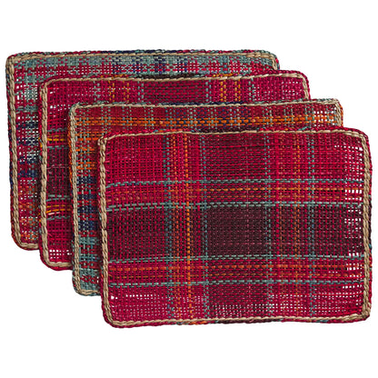 Isla Placemat Set - Crimson