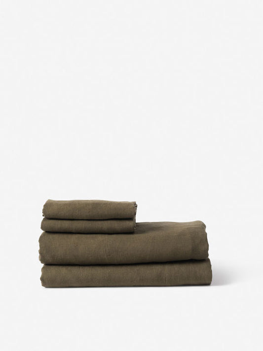 Ivy Linen Fitted Sheet