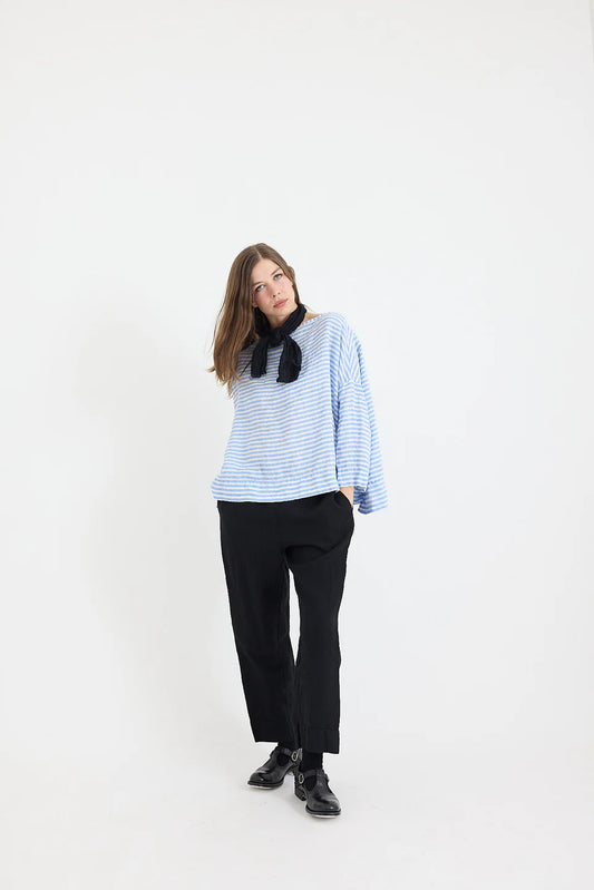 Lexi Straight Leg Pant - Mid Weight Linen