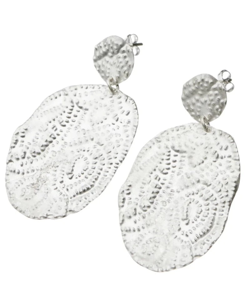 Pharaohs Statement Drop earrings - Silver