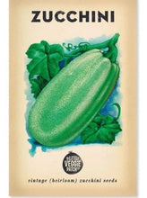 Load image into Gallery viewer, Zucchini HEIRLOOM SEEDS
