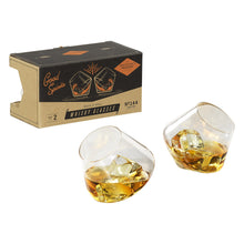 Load image into Gallery viewer, Clear Rocking Whisky Glasses | Set of 2
