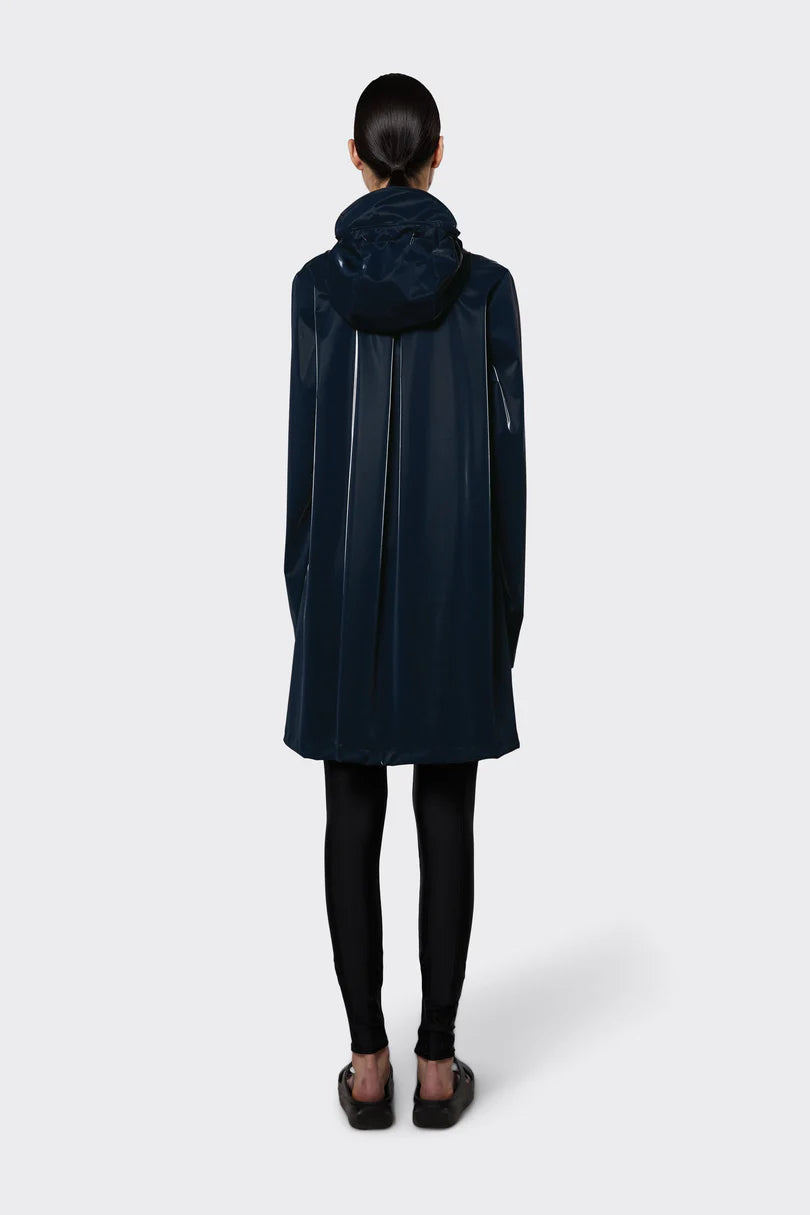 A line raincoat with hood hot sale