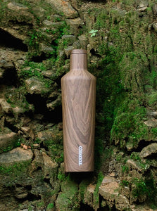 Origins Canteen 475ml - Walnut Wood Insulated Stainless Steel Bottle