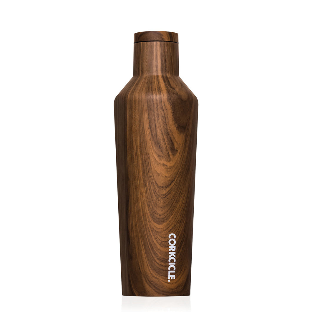 Origins Canteen 475ml - Walnut Wood Insulated Stainless Steel Bottle