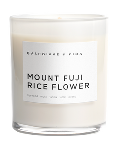 Luxury Scented Candle | Mount Fuji rice flower