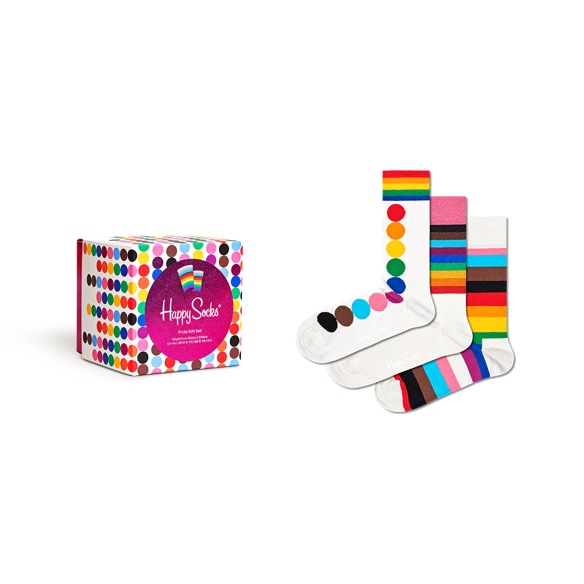 Happy Socks Gift Set Pride 3-Pack