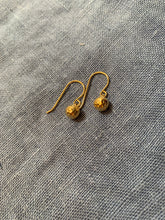 Load image into Gallery viewer, Small Hammered Ball Earrings | Gold
