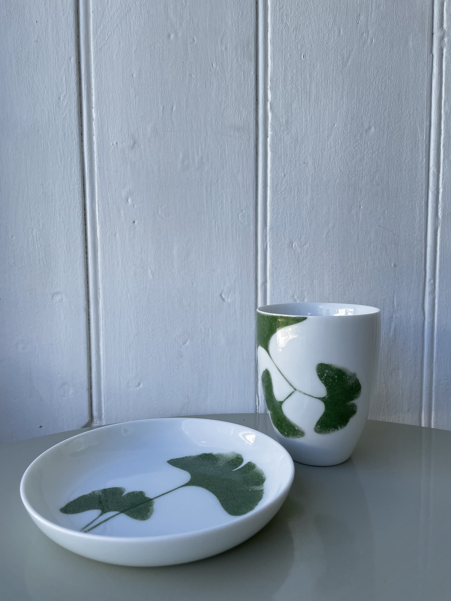 Ginkgo porcelain coupe | 14cm