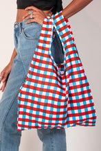 Load image into Gallery viewer, Tricolour Gingham | medium bag
