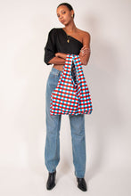Load image into Gallery viewer, Tricolour Gingham | medium bag
