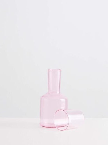 J'ai Soif Carafe & Glass | Pink
