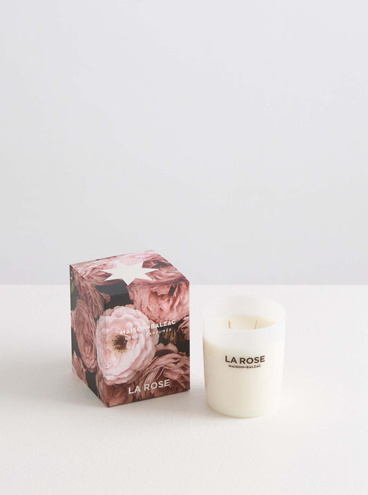 La Rose Candle large scented candle