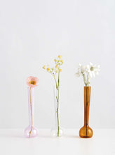 Load image into Gallery viewer, Margot Vase Trio | Amber/Pink/Clear Set

