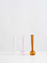 Load image into Gallery viewer, Margot Vase Trio | Amber/Pink/Clear Set
